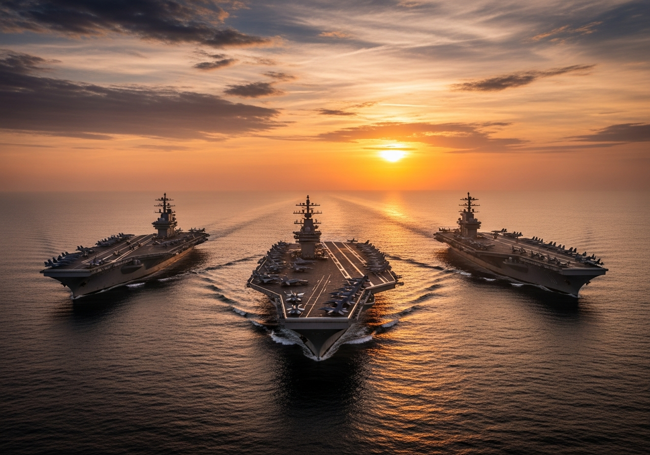 AS Terjunkan 3 Kapal Induk Nuklir ke Timur Tengah, Blokade Iran Kian Ketat